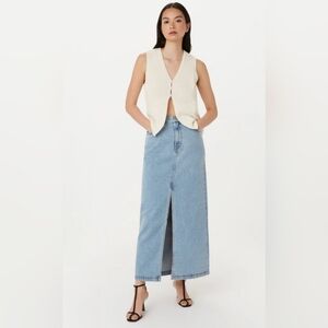 Frank and Oak Denim long skirt